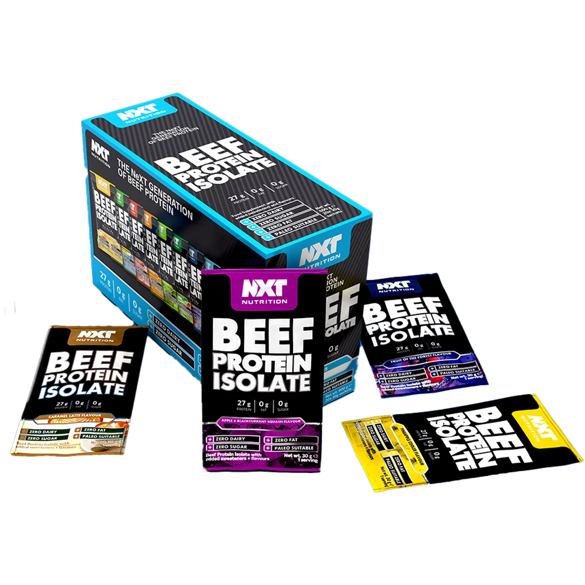 NXT Nutrition Beef Protein Isolate - 20 Sachets