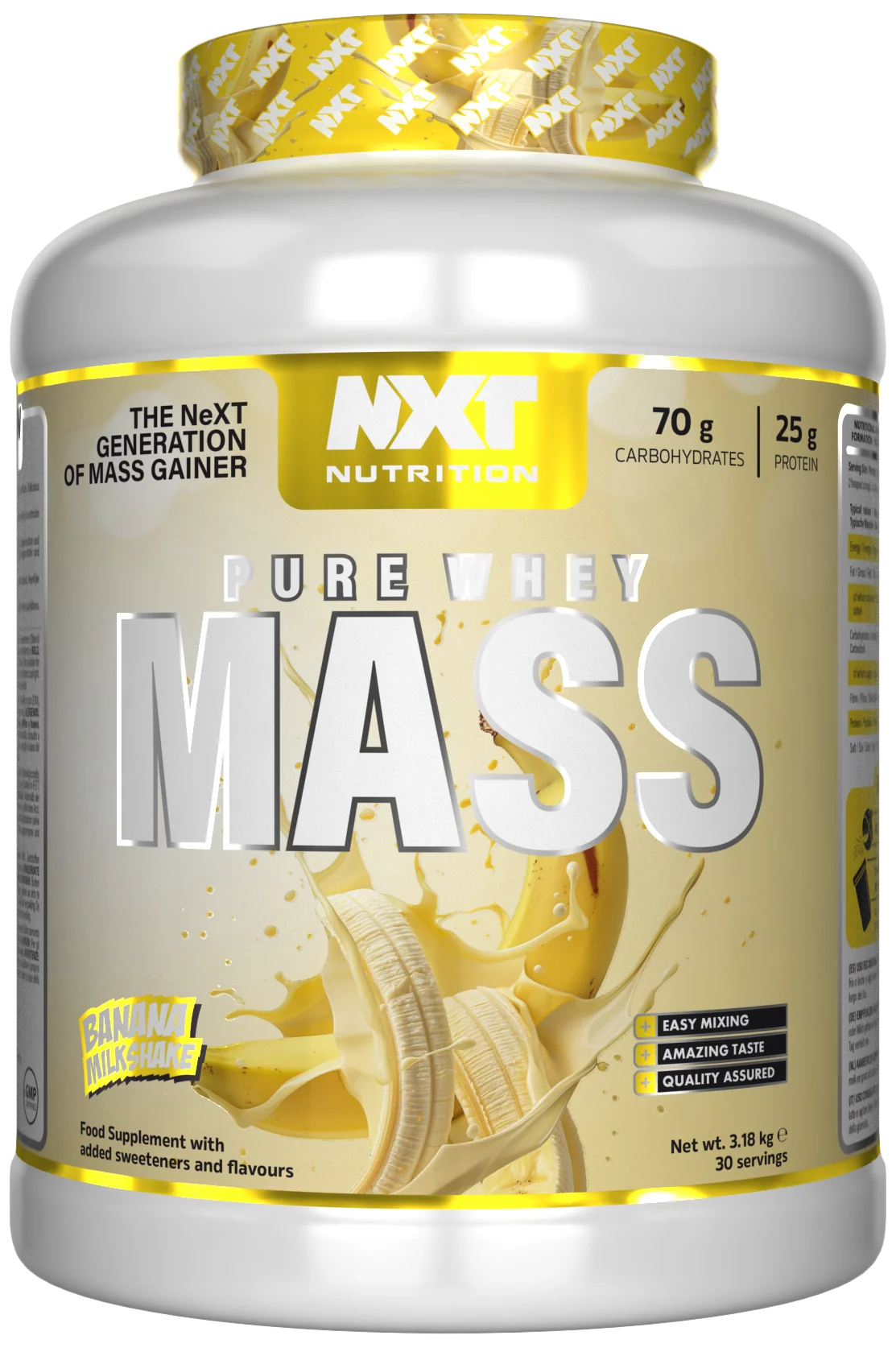 NXT Nutrition Pure Whey Mass 3.18KG