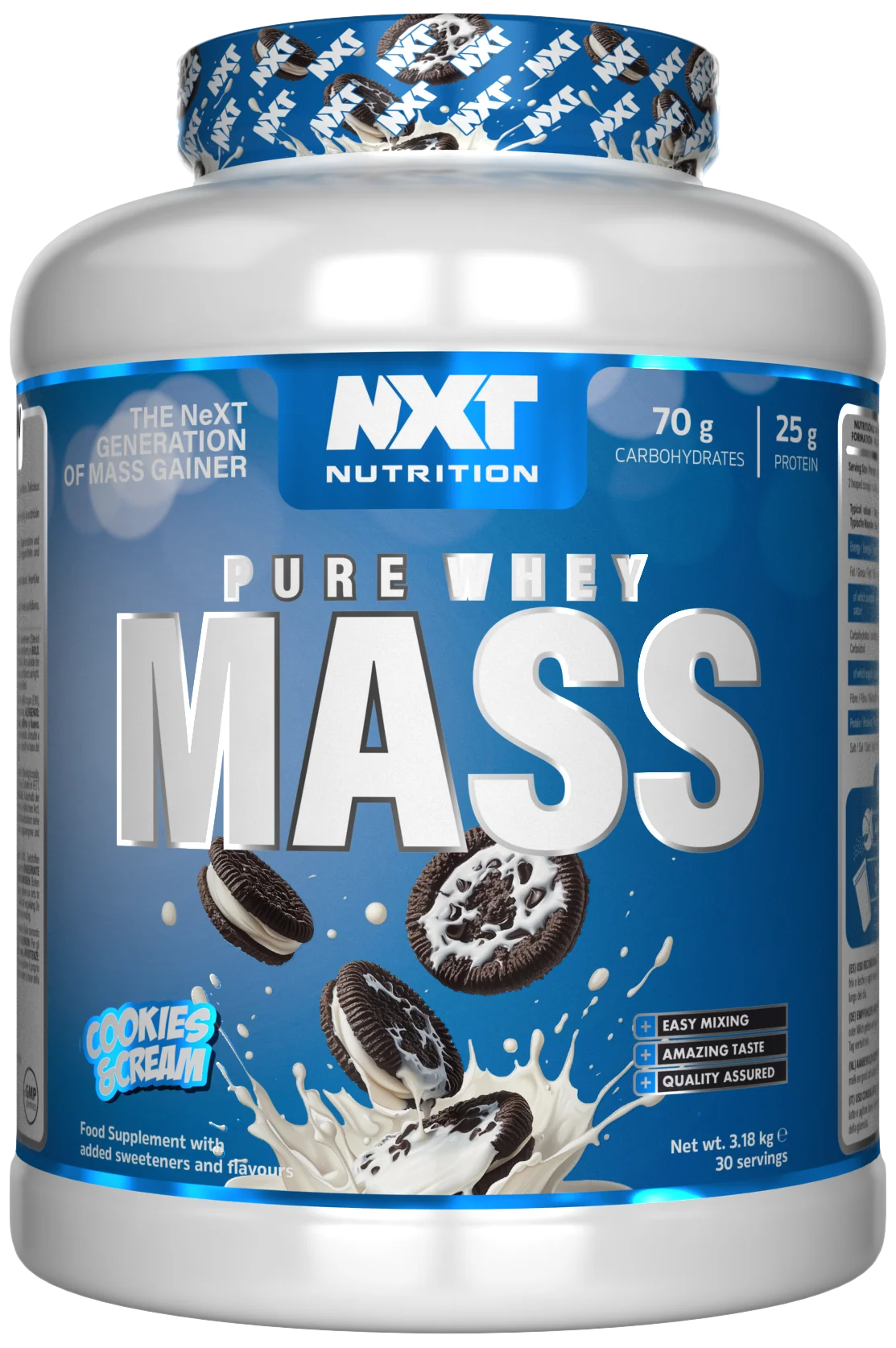 NXT Nutrition Pure Whey Mass 3.18KG