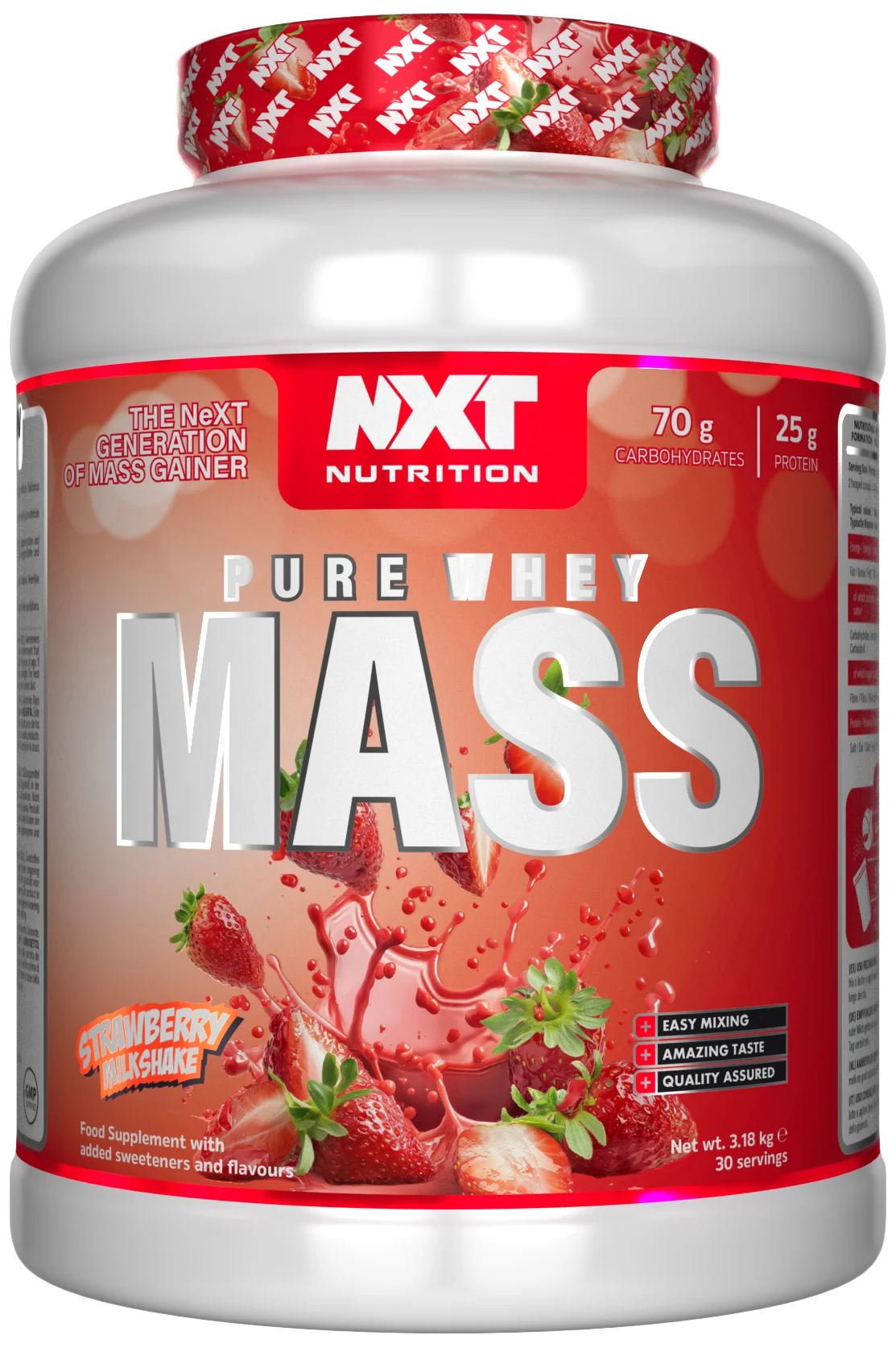 NXT Nutrition Pure Whey Mass 3.18KG